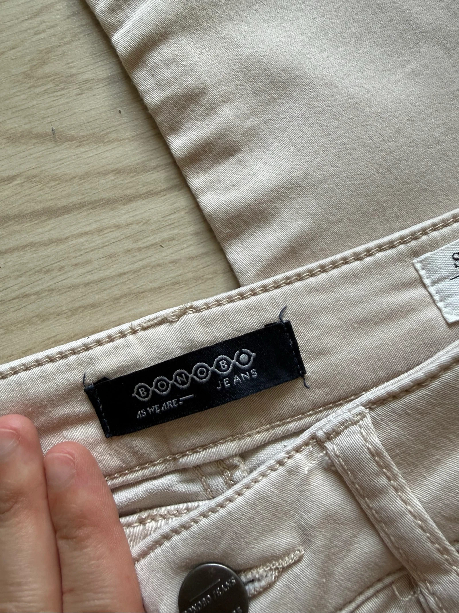 Calça slim skinny bege Bonobo tamanho 34 XS – photo 14